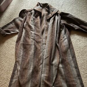 Vintage Alexandra L. Los Angeles 100% Wool Duster Coat Cloak